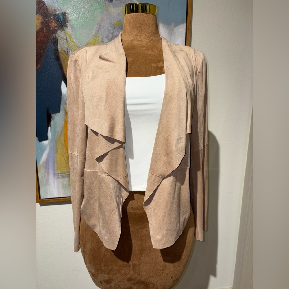 Bagatelle Light Tan Draped Blazer
